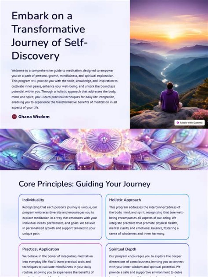 Embark On A Transformative Journey